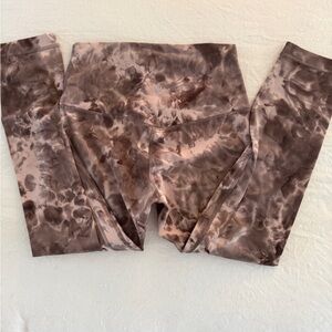 Lululemon Athletica Marble Brown Leggings